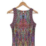 London Times  Tank Maxi Dress Double Slits size 8 Sleeveless Paisley Colorful Photo 6
