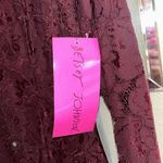 Betsey Johnson NWT!! Long Sleeve Lace Rounded Neck Sheath Dress Womens Sz 6 Photo 3