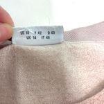 Akris Punto Lurex Knit Short Sleeve Metallic Rose, Blush Knit Top 10 Photo 2