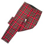 J.Crew NWT Cameron Slim Crop in Red Black Tartan Plaid Stretch Wool Pants 10P Photo 0