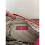 Loft Belt Bag Small Deep Pink Convertible Crossbody Strap Canvas Quilted Puff Photo 5