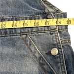 American Eagle distressed denim overalls dress size medium Photo 7