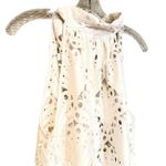 Holly Shae Eyelet Lace Neck Tie Maxi Dress Women's XS/M White Boho Resortwear Size undefined Photo 5