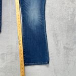 Madewell  Cali Demi Boot Jeans‎ Size 27 Blue Mid Rise Raw Hem Stretch Denim Photo 7