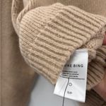 ANINE BING  Kendrick Wool/Cashmere Blend University Paris Sweater in Light Camel Photo 11