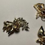 Lot of 3 Gold Tone Brooch Pins Photo 5