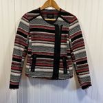 Jessica Simpson tweed asymmetrical blazer jacket Photo 0