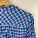 Talbots  Plaid Button Down Shirt Size 1X Long‎ Sleeve Cotton Fall Colorful Preppy Photo 1