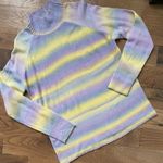 Workshop Republic Clothing Workshop Republic Womans Pastel Rainbow Striped Sweater Size Small Photo 2