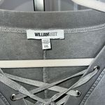 William Rast Gray Tie Front Short Sleeve Tunic Photo 8