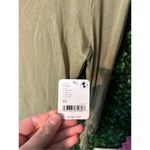 Free People  Green Sheer Top Sz XS Ruched Sleeves NWT Photo 1