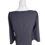 Lafayette 148  New York - Black Wool Blend Sheath Dress Sz S Photo 4