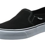 Vans Asher Platform Slip On Sneaker Low Top Classic Canvas Skater Black W9 M7.5 Photo 0