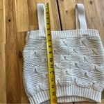 ZARA  Knit Sweater Tank Top Cream White Size Small Photo 5