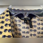 Nic+Zoe Novelty Print Dress Sunnies Retro Sunglasses Print Size XS Yellow Blue Photo 5