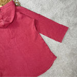 Soft Surroundings NWT  Hoodie Waffle Textured Sweatshirt Pullover 3/4 Sleeve Photo 8