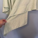 Adeptt Women's Rowan's Linen Assymetrical Blouse Tea Green XL Lagenlook Oversize Photo 10