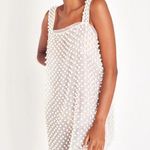 Love Shack Fancy  Kayana Pearl Mini Dress in Ivory Size P (US 00) NWT Photo 3
