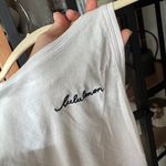 Lululemon  embroidered all tied up open back tank workout tee vitasea logo Photo 5