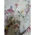 Y2K California Collection Inc Art Blazer 12? Floral Button Linen All Over Print Photo 5