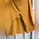 Moon River Anthropologie Bohemian Ruffle Mustard Yellow Midi Skirt Size L NWT Photo 5