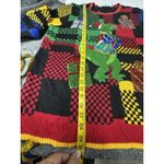 Ugly Christmas Sweater Holiday Time  Dinosaur T-Rex Size XL Photo 4