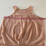 ASTR the Label Blush Draped Sleeveless High-Low Tank Top Women’s Medium Sheer La Photo 4