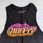ROKFIT Women's Black Stellar Logo Crop Tank Top Size S Photo 4