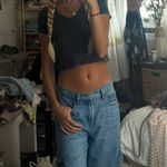 Grey V Neck T Shirt Gray Photo 0