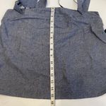 Lulus Lulu’s Sleeveless Chambray Crop Tank Top Shoulder Ties NWT Sz M Cotton Linen Photo 9