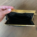 Vintage Black Beaded Gold Metal Top Closure Purse Photo 6