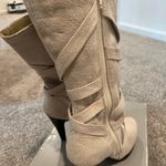 Charlotte Russe Ivory Tall Faux Suede Boot Photo 8