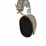 Embellished Evening Bag with Crystal Detailing Black Photo 4