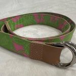 Lilly Pulitzer Pink and Green Belt sz M Photo 1