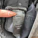 Free People Bottlerocket Grey Maggie Mid Rise Distressed Edgy Straight Leg Jeans Photo 12