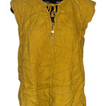 Harvé Benard Harve Benard Linen Cap Sleeve Shirt Medium Photo 0