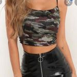 I am gia  Sparkly Camouflage Cropped Tank Top Photo 0