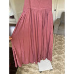 Torrid  Smocked Midi Dress Pockets Mauve Pink Cottagecore Photoshoot Autumn Plus Photo 3