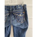 MEK Denim Women's Oaxaca Cigarette Skinny Thick STitch Denim Jeans 26X34 Blue Size 26 Photo 5