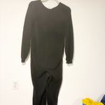 Paul Frank  Size Large Footed 1 Piece Union Suit Zip Monkey Pajama Black Red Photo 3
