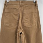 Everlane  The Utility Wide Leg Pants Women's Size 0 Brown Cropped Khaki Jeans Photo 6