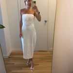 Amanda Uprichard Fae Rose Midi Dress Photo 2