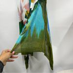 Dor Dor Couture L artsy mesh floral Beachy duster open kimono Multicolor Blue Size L Photo 7