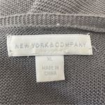 New York & Co. New York &‎ Company Ribbed Midi Dress Womens XL High Low Hem Side Slit V-neck Photo 5