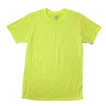 Fruit of the Loom Shirt Women's Small Neon Yellow Platinum Crew Short Sleeve Tee Photo 0