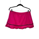 Nike Y2K  Skort Women Sz L Pink Tennis‎ Mini Skirt Pleated Ruffle Lined Preppy Photo 1