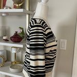 Forever 21 Striped Black and White Long Sleeve Crop Top Size 2X Photo 2