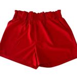 Grace Karin Red Paper Bag High Waisted Shorts Photo 0
