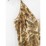 Mac Duggal 5107 Gold Beaded Embellished Leaf Evening Gown 14 NWT Photo 4