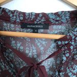 Olivaceous  Printed Peasant Dress Photo 4